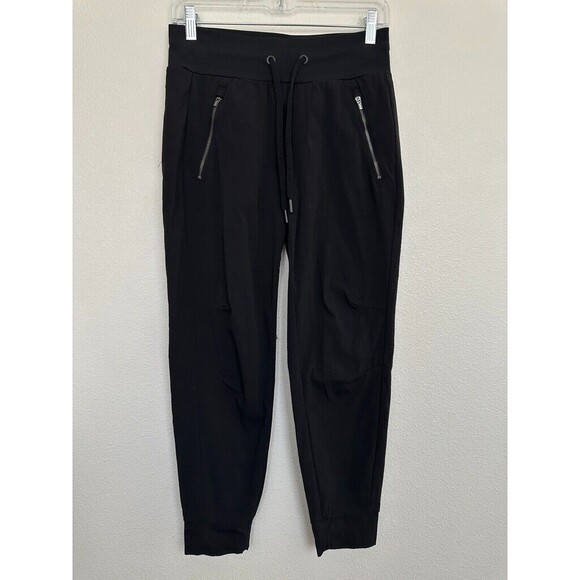 Athleta Trekkie North Jogger Pants Black Tapered Athleisure Drawstring Women's 0 - Picture 2 of 9